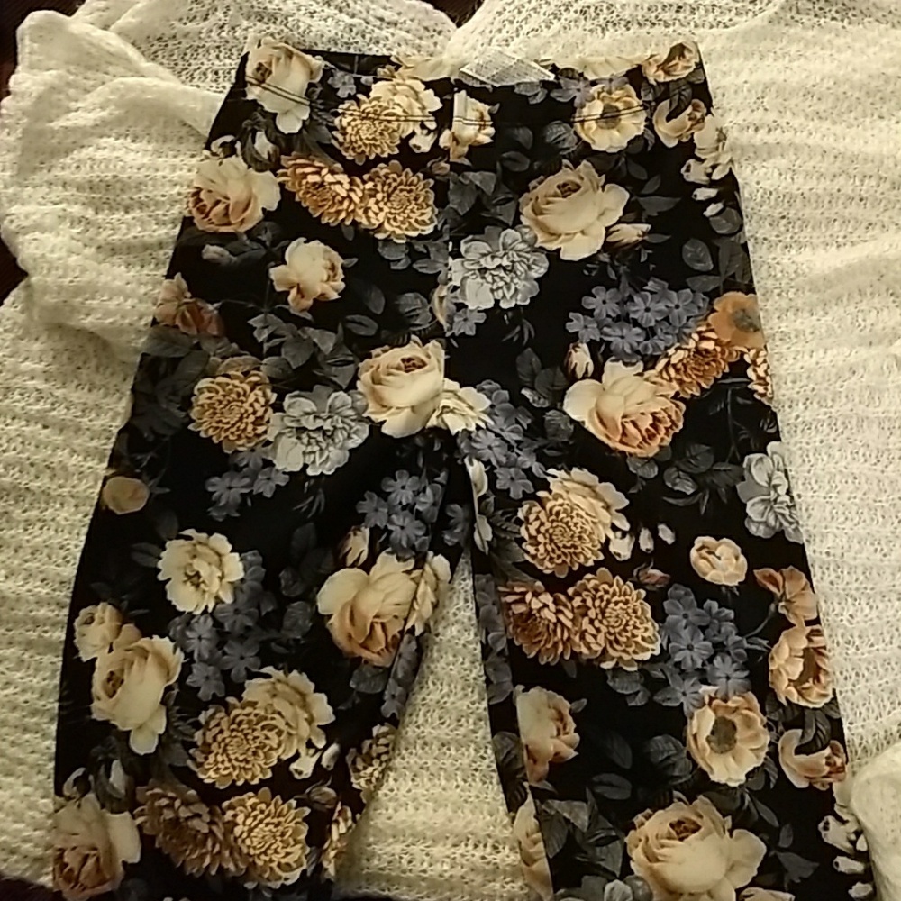 Floral print leggings